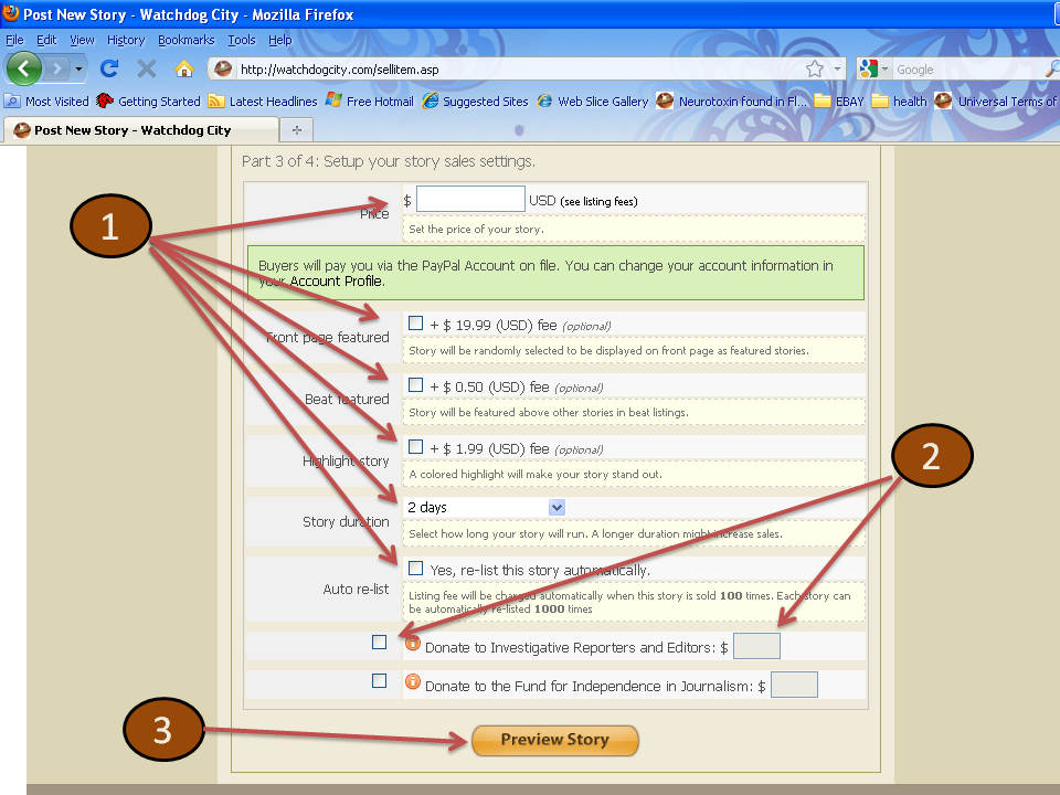 How to load a story, slide 6